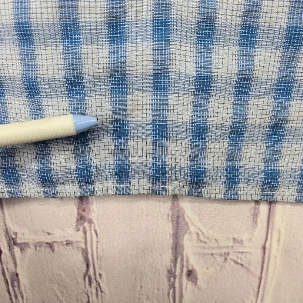 VTG Y2K The North Face Mens Plaid Short Sleeve Button Up‎ Shirt XXL Blue Outdoor